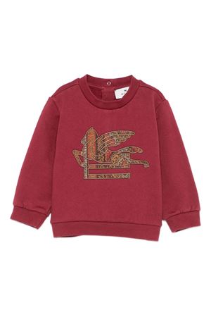 red cotton sweatshirt ETRO KIDS | GX4510Z3333416